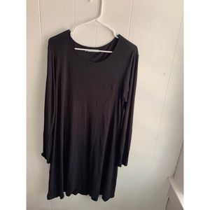 Long Sleeve Ribbed Dress